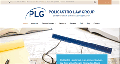 Desktop Screenshot of policastrolaw.com